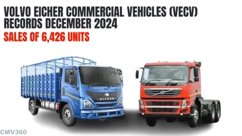 Volvo Eicher Commercial Vehicles (VECV) Records December 2024 Sales of 6,426 Units Volvo Eicher Commercial Vehicles (VECV) Records December 2024 Sales of 6,426 Units