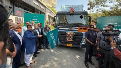 Volvo Trucks Launches Road Train Solution with High-Efficiency Features in India Volvo Trucks Launches Road Train Solution