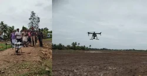 Drones Used for Sowing Seeds in Kerala for the First Time Drones Used for Sowing Seeds in Kerala for the First Time