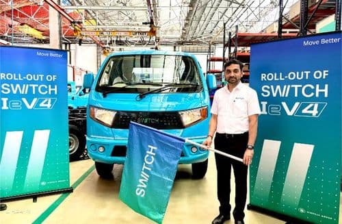 Switch Mobility Kicks Off Production of IeV 4 Electric Light Commercial Vehicles Switch Mobility Kicks Off Production of IeV 4
