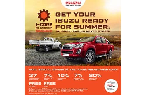 Isuzu Motors India to Host Nationwide ‘ISUZU I-Care Pre-Summer Camp’ ISUZU I-Care Pre-Summer Camp