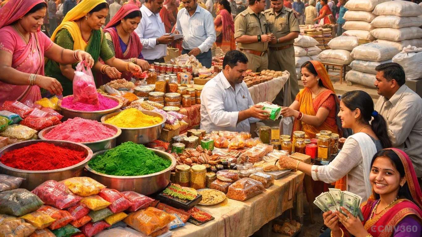 This Holi, ‘Lakhpati Didis’ of Uttar Pradesh Target ₹5 Crore Sales with Herbal Gulal and Local Products This Holi, ‘Lakhpati Didis’ of Uttar Pradesh Target ₹5 Crore Sales with Herbal Gulal and Local Products
