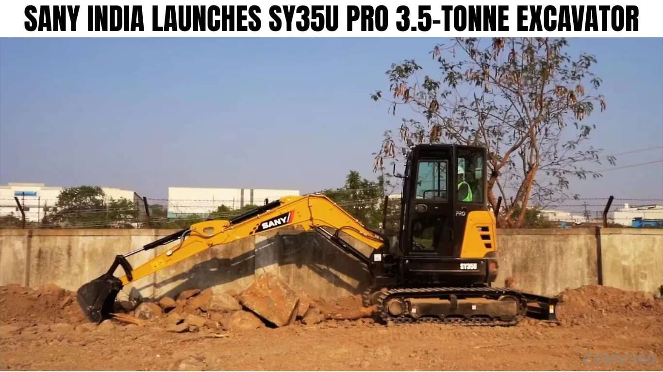 SANY India Launches SY35U PRO 3.5-Tonne Excavator SANY India Launches SY35U PRO 3.5-Tonne Excavator.webp