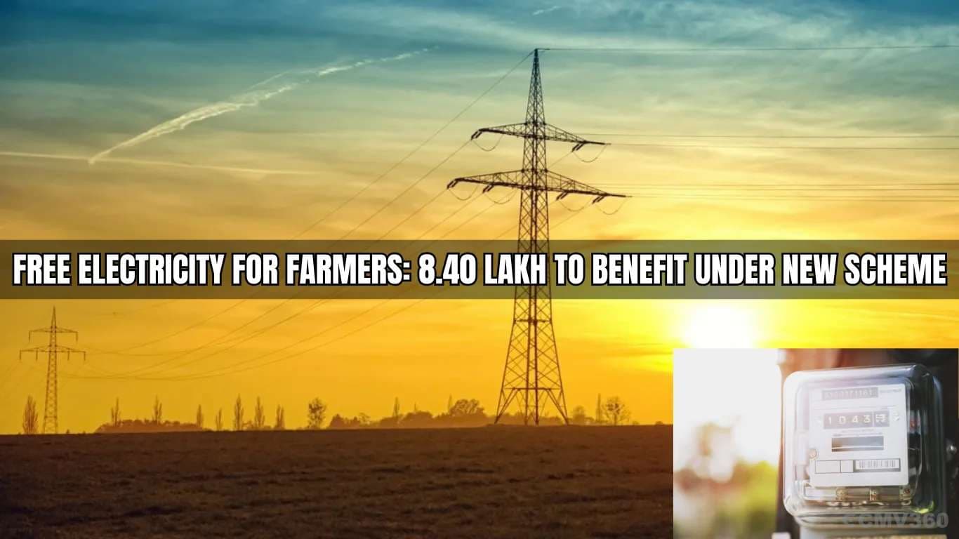Free Electricity for Farmers: 8.40 Lakh to Benefit Under New Scheme Free Electricity for Farmers 8.40 Lakh to Benefit Under New Scheme.webp