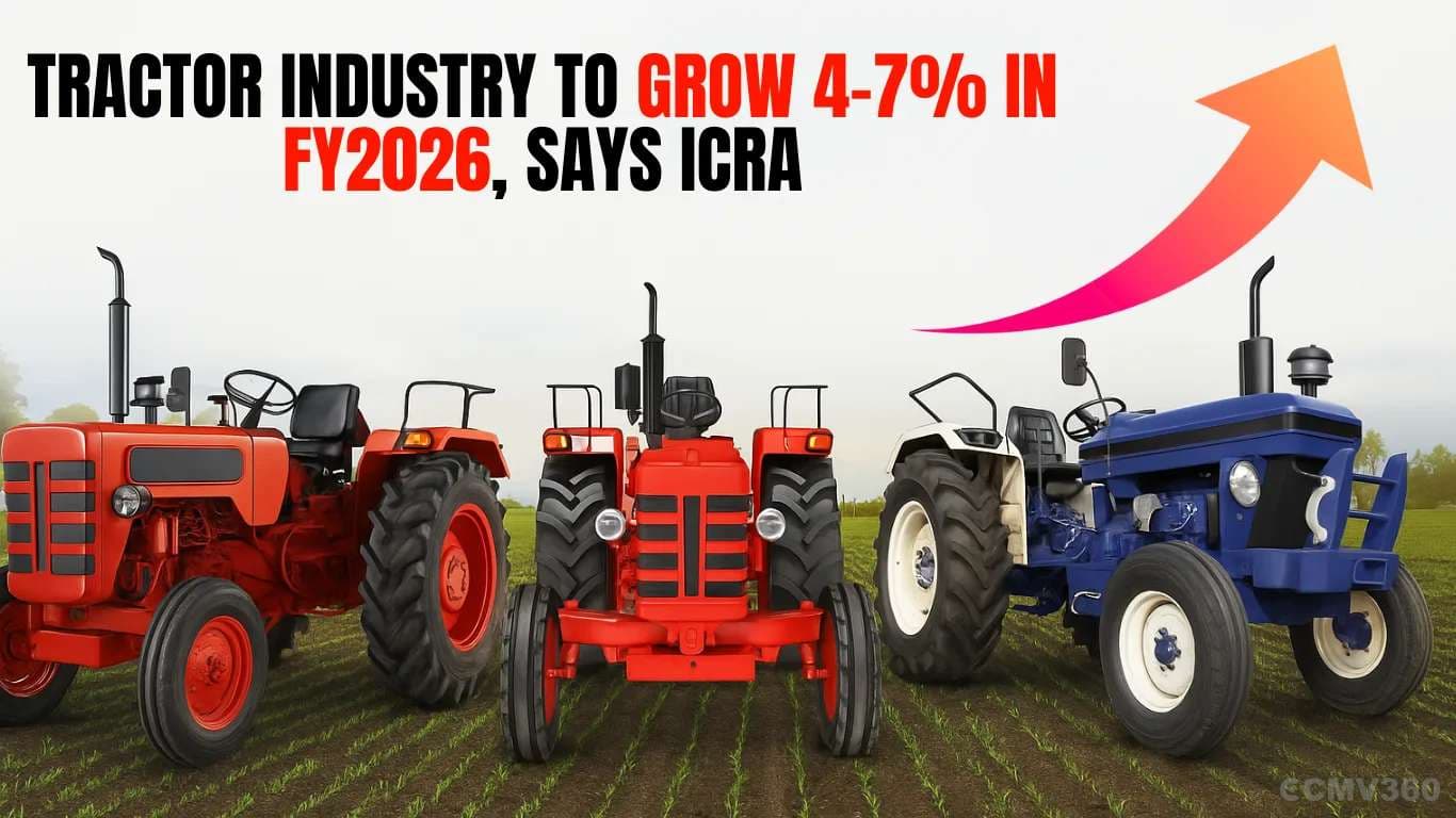 Tractor Industry to Grow 4–7% in FY2026, Says ICRA Tractor Industry to Grow 4â7% in FY2026, Says ICRA.webp