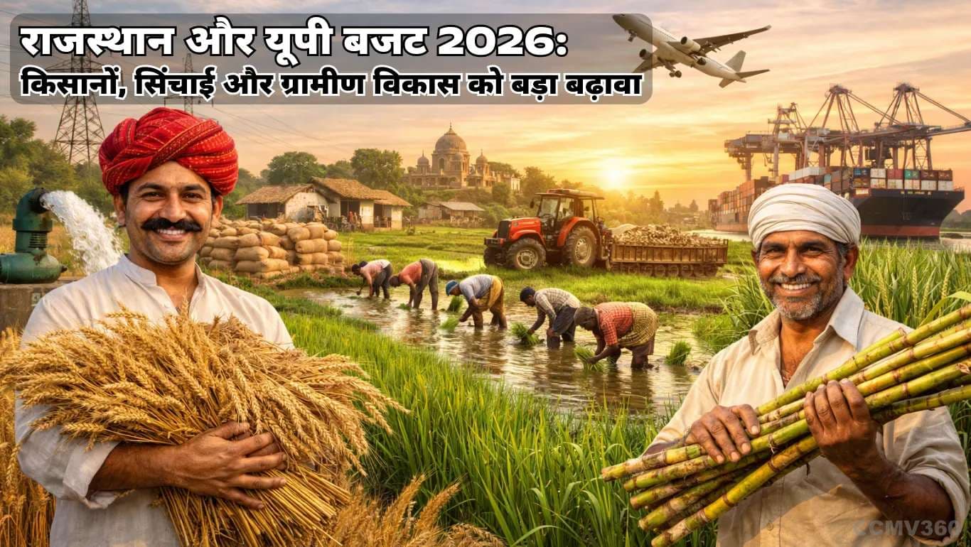 Rajasthan and UP Budget 2026: Big Boost for Farmers, Irrigation and Rural Growth Rajasthan & UP Budget 2026 Big Relief for Farmers