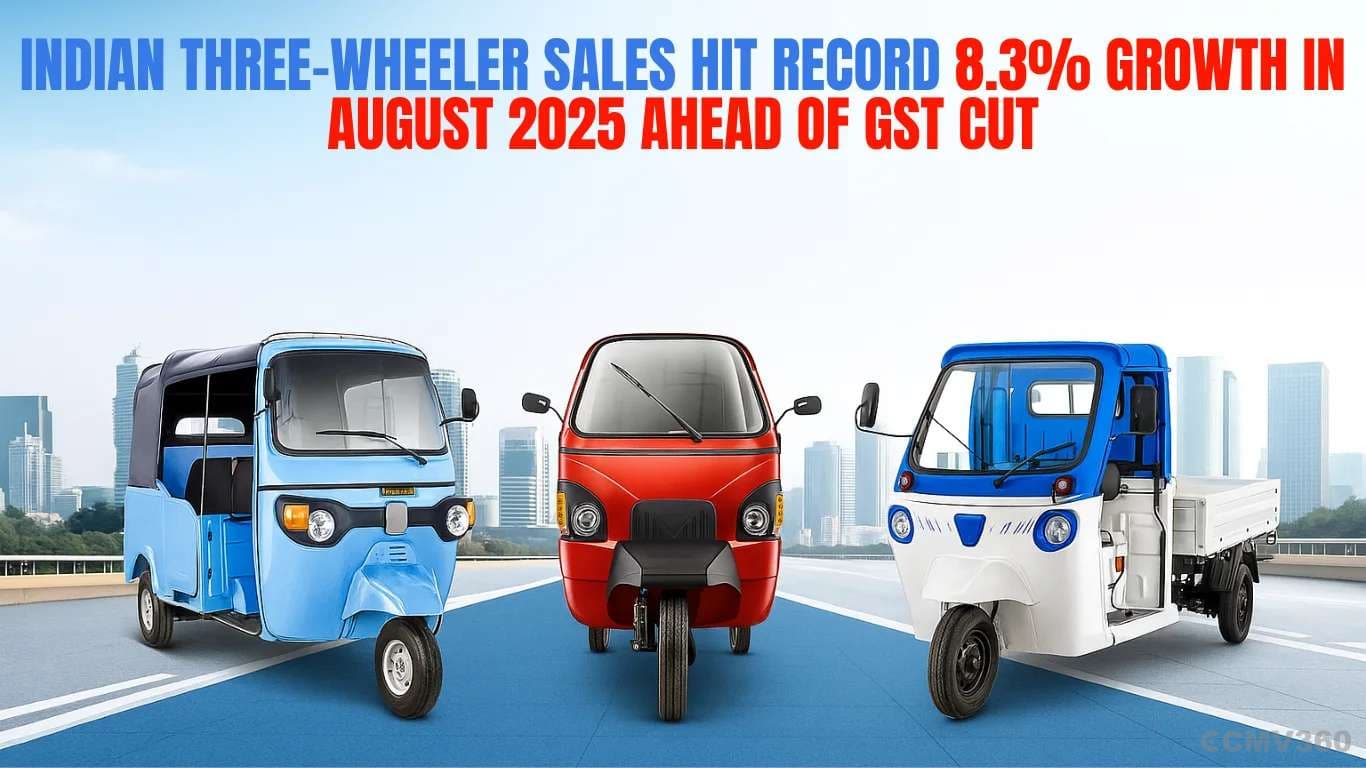 Indian Three-Wheeler Sales Hit Record 8.3% Growth in August 2025 Ahead of GST Cut 3 Wheeler Sales Hit Record 8.3% Growth in August 2025.webp