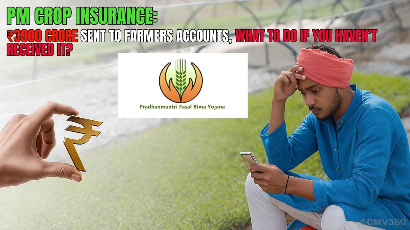 PM Crop Insurance: ₹3900 Crore Sent to Farmers Accounts, What to Do If You Haven’t Received It? PM Crop Insurance.webp