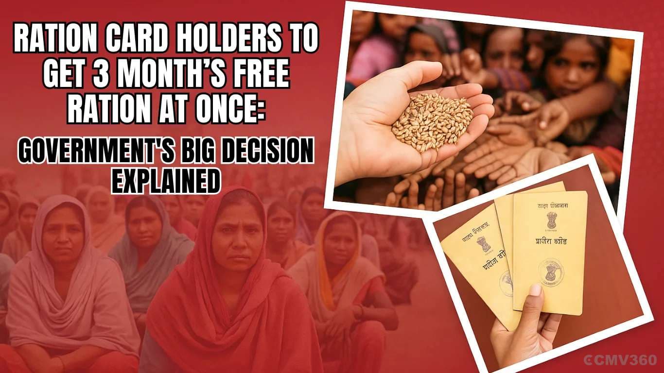 Ration Card Holders to Get 3 Month’s Free Ration at Once: Government's Big Decision Explained Ration Card Holders to Get 3 Monthâs Free Ration at Once.webp