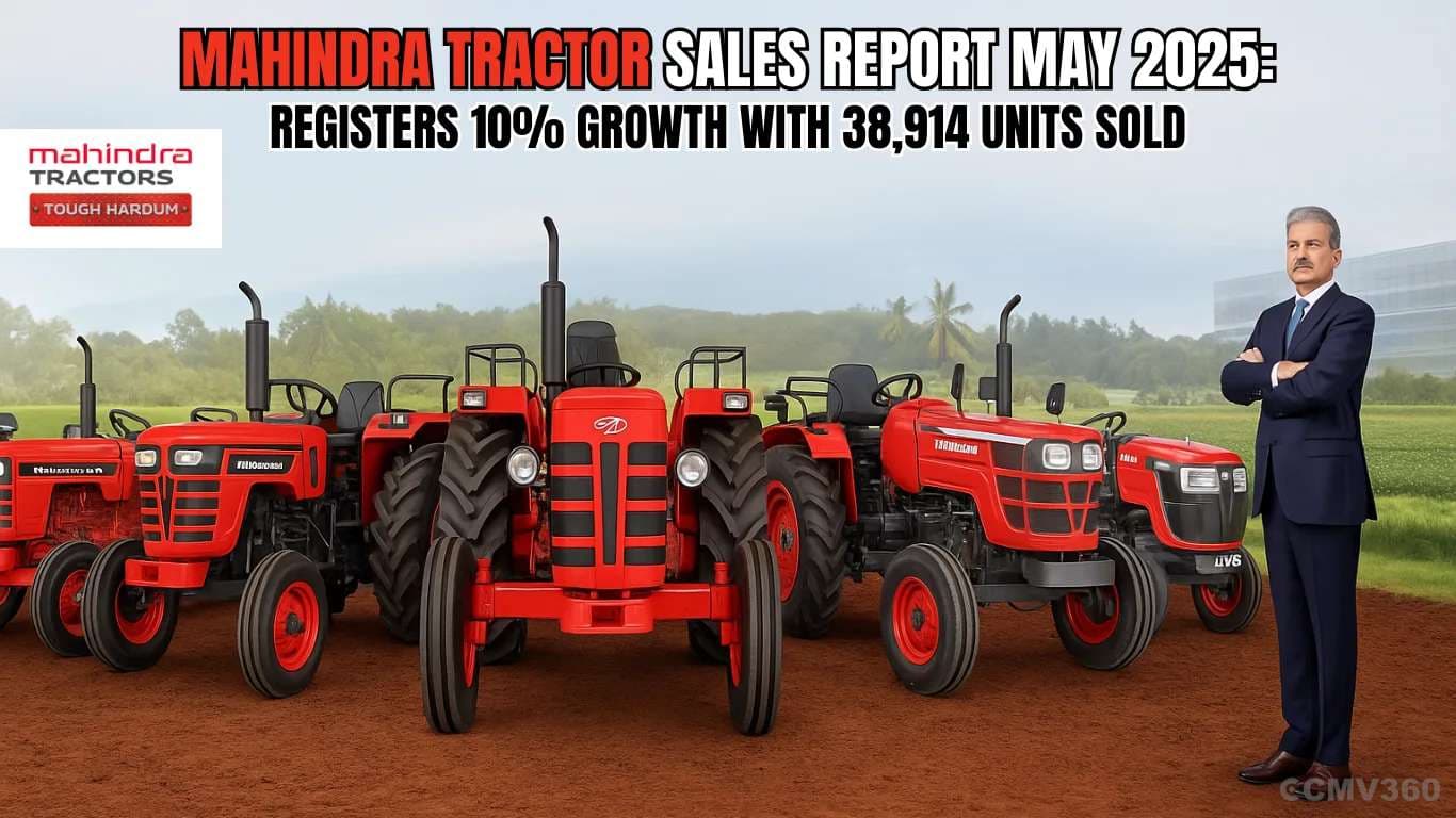 Mahindra Tractor Sales Report May 2025: Registers 10% Growth with 38,914 Units Sold Mahindra Tractor Sales Report May 2025.webp