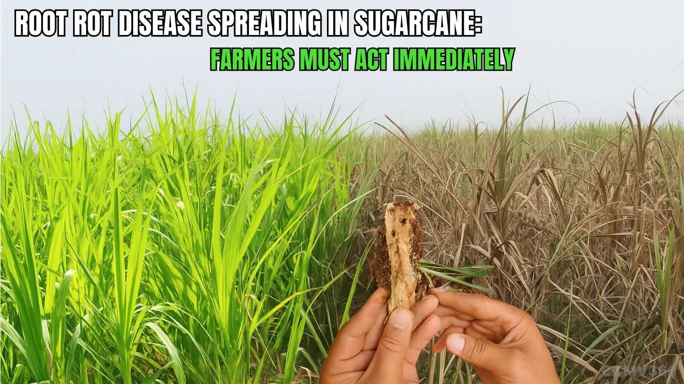 Root Rot Disease Spreading in Sugarcane: Farmers Must Act Immediately Root Rot Disease Spreading in Sugarcane.webp