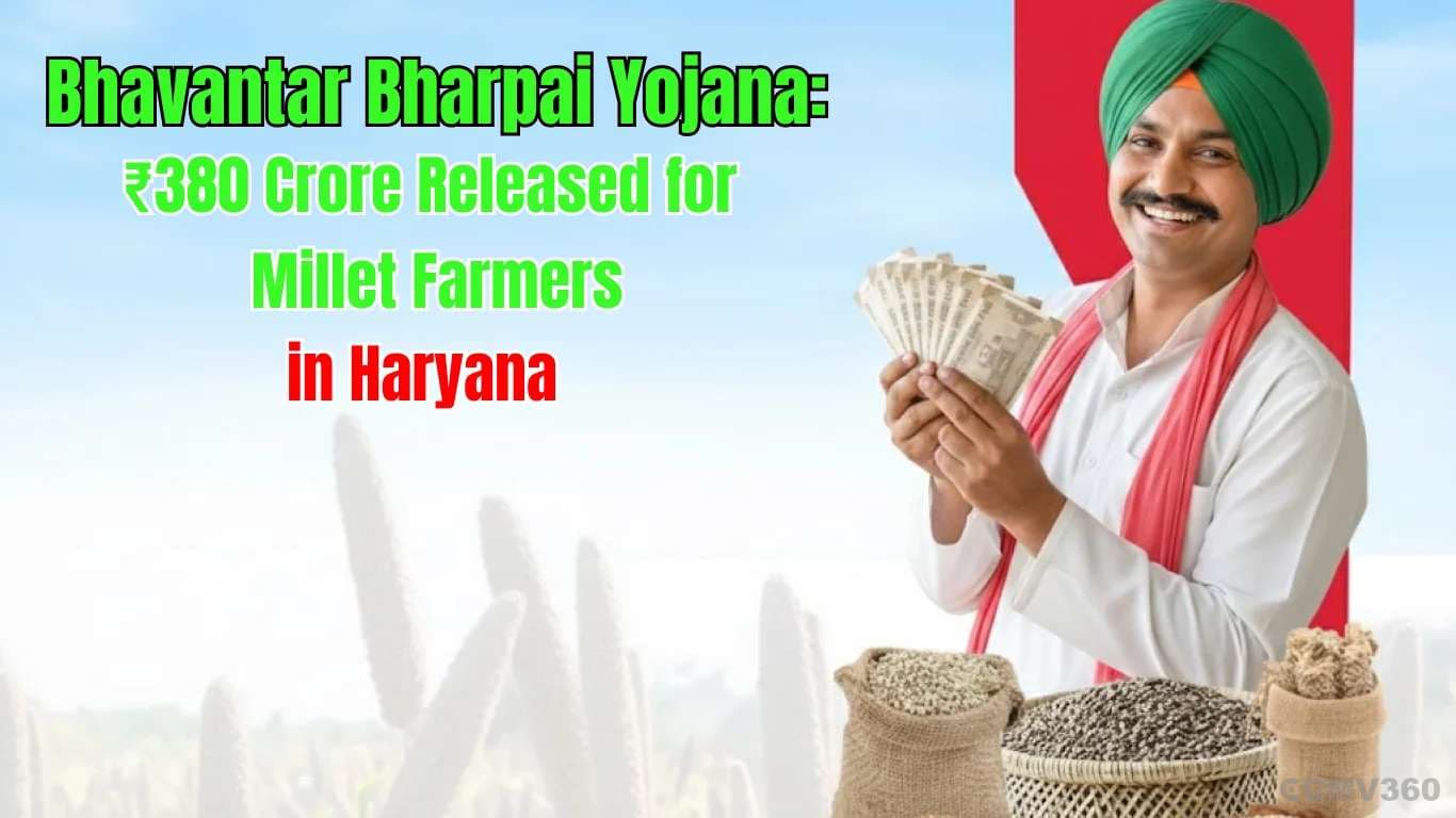 Bhavantar Bharpai Yojana: ₹380 Crore Released for Millet Farmers in Haryana Bhavantar Bharpai Yojana: ₹380 Crore Released for Millet Farmers in Haryana