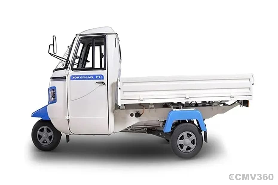 Mahindra Zor Grand Pickup Left Side View Mahindra Zor Grand Pickup Left Side View