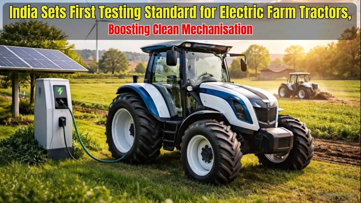 India Sets First Testing Standard for Electric Farm Tractors, Boosting Clean Mechanisation India Launches IS 19262:2025 Standard for Electric Tractors