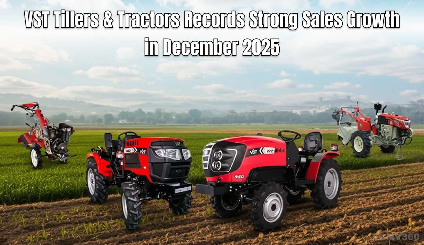 VST Tillers & Tractors Records Strong Sales Growth in December 2025 VST Tillers & Tractors Records Strong Sales Growth in December 2025