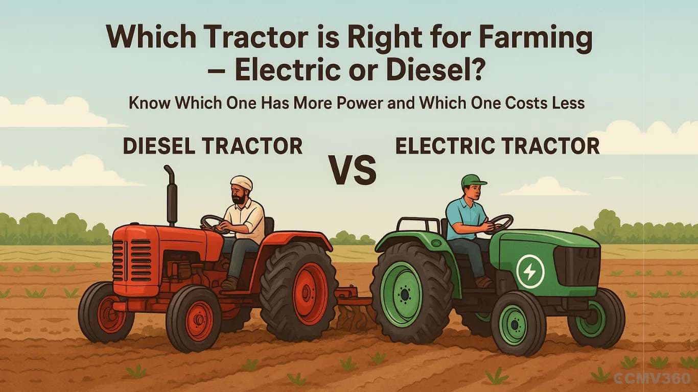 Which Tractor is Right for Farming – Electric or Diesel? Know Which One Has More Power and Which One Costs Less Which Tractor is Right for Farming – Electric or Diesel? Know Which One Has More Power and Which One Costs Less