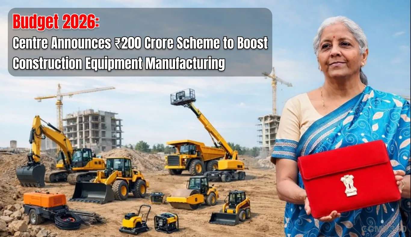 Budget 2026: Centre Announces ₹200 Crore Scheme to Boost Construction Equipment Manufacturing Budget 2026 (1).webp