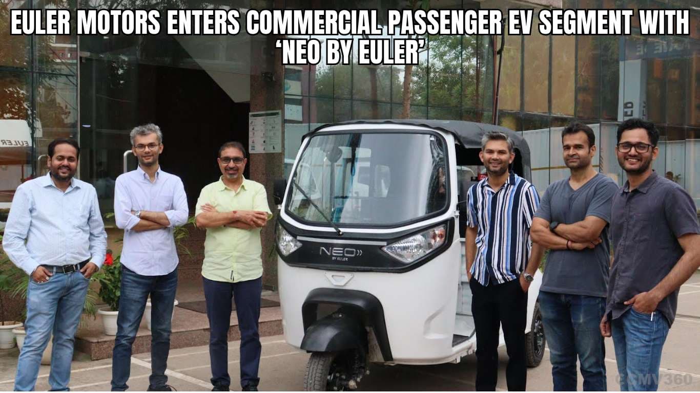 Euler Motors Enters Commercial Passenger EV Segment with ‘NEO by Euler’ Euler Motors Enters Commercial Passenger EV Segment with âNEO by Eulerâ.png