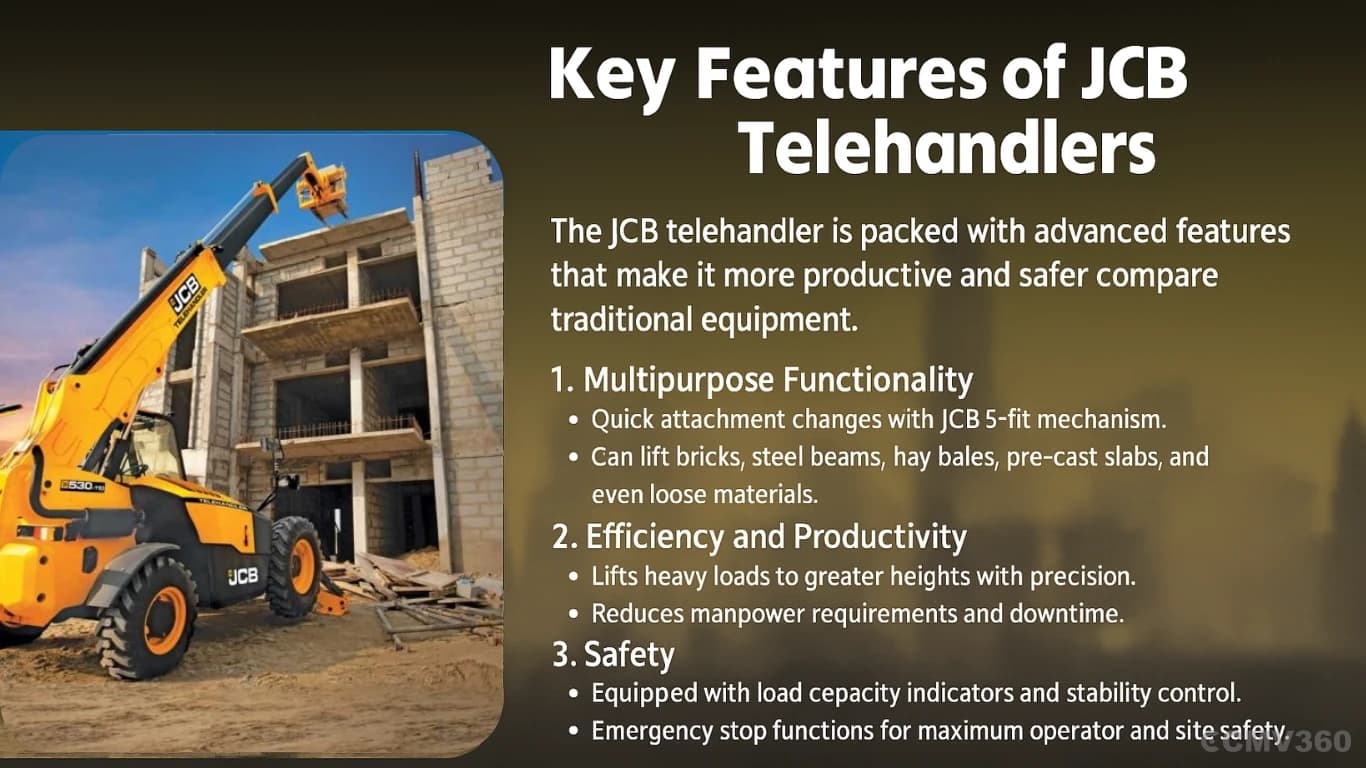 Key Features of JCB Telehandlers
