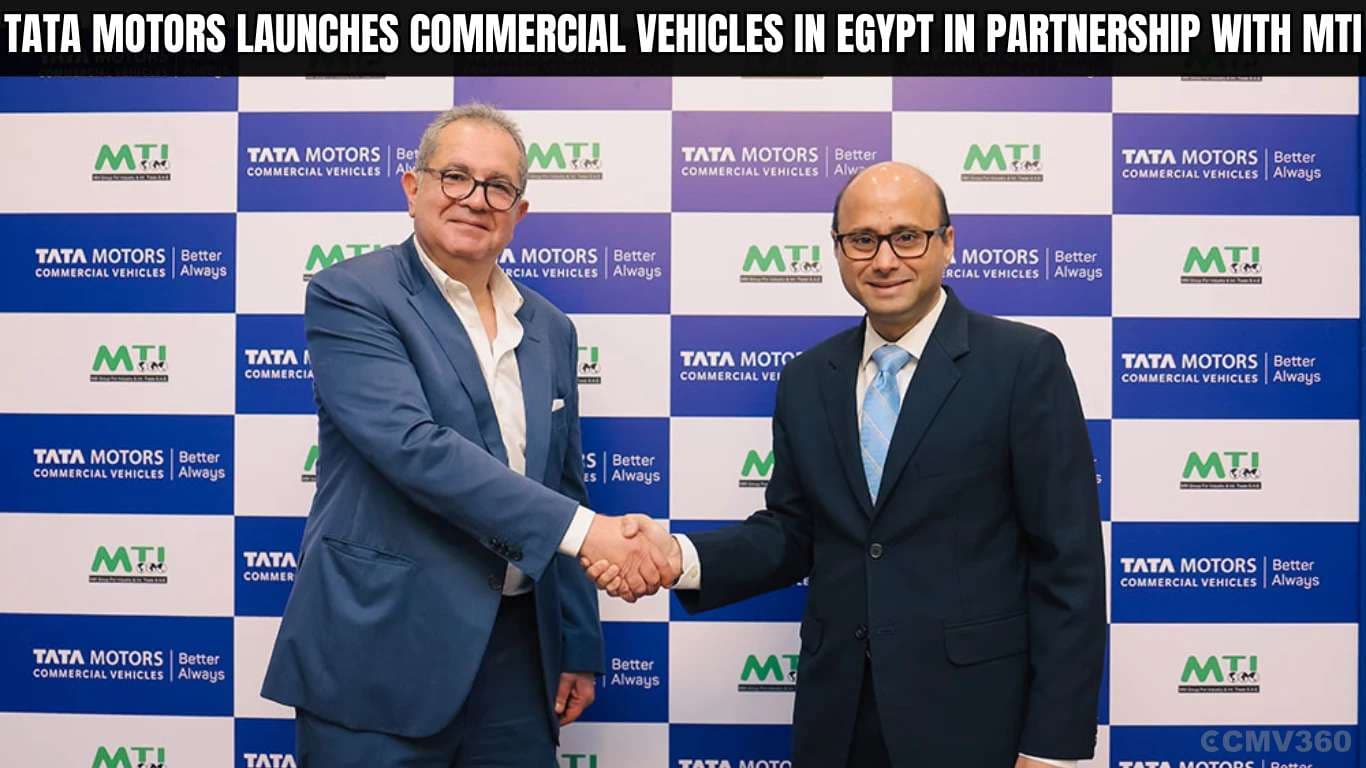 Tata Motors Launches Commercial Vehicles in Egypt in Partnership with MTI: New range includes pickups, trucks, and buses to meet growing demand in Egypt’s transport and logistics sector Tata Motors Launches Commercial Vehicles in Egypt in Partnership with MTI.webp