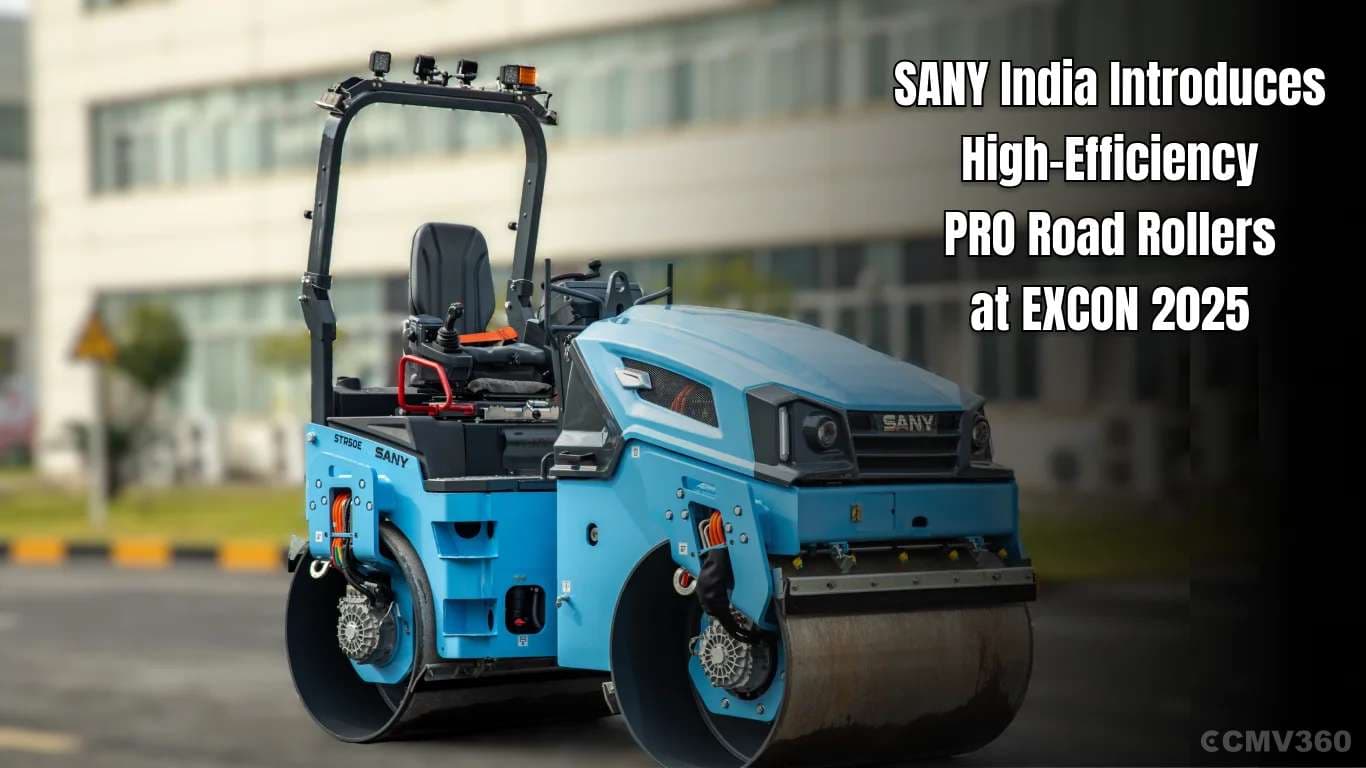 SANY India Introduces High-Efficiency PRO Road Rollers at EXCON 2025 SANY Exon 2025.webp