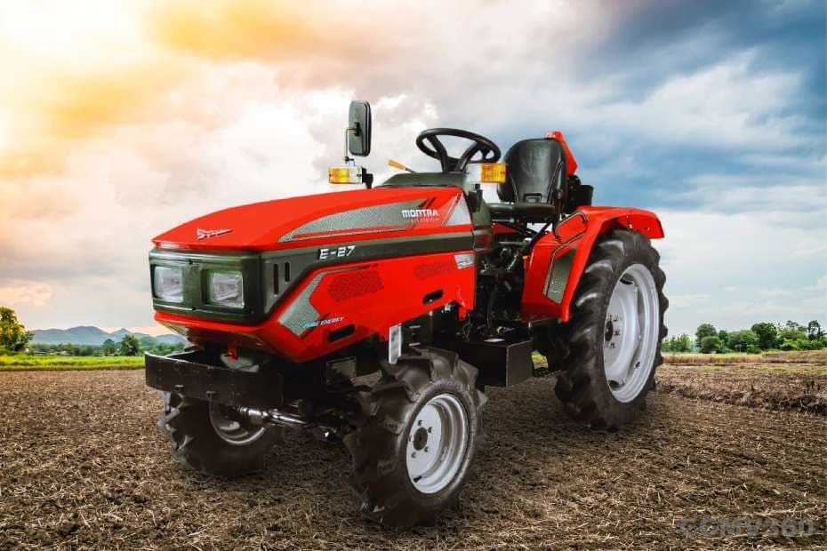 Montra E 27 4WD Montra Electric Tractor E-27 4WD Left Front Three Quarter