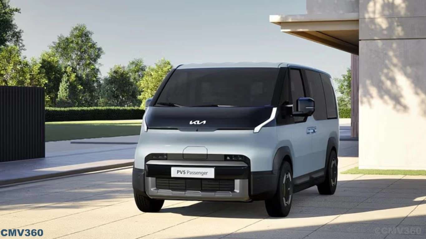 Kia ने PV5, पहला मॉड्यूलर इलेक्ट्रिक वैन पेश किया Kia introduces the PV5 van.