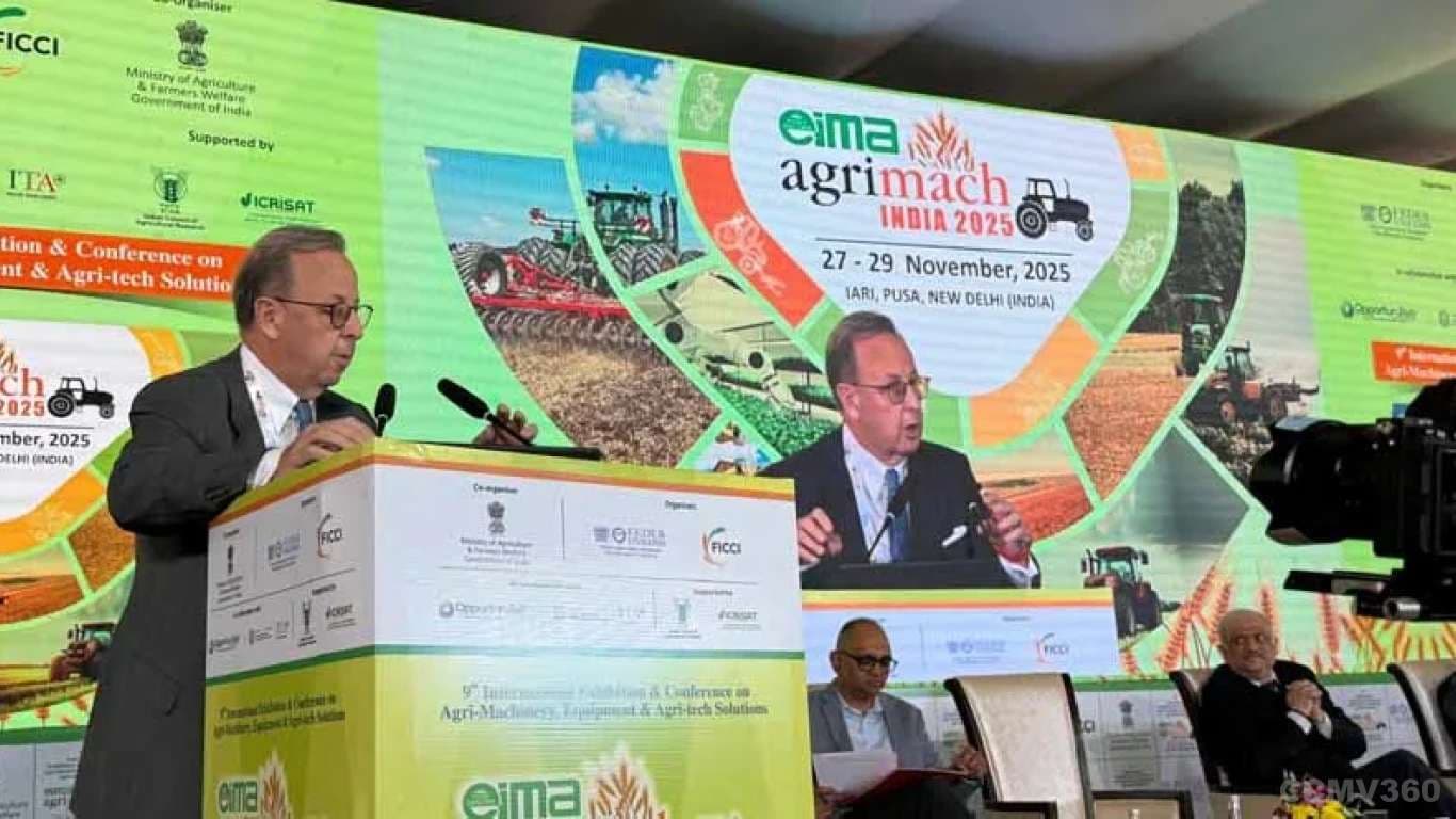 VST Launches Electric Implements, Montra Unveils E-27 Tractor at EIMA Agrimach India 2025 VST Launches Electric Implements, Montra Unveils E-27 Tractor at EIMA Agrimach India 2025