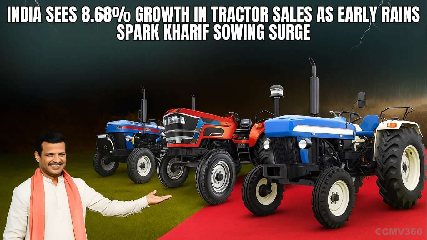 India Sees 8.68% Growth in Tractor Sales as Early Rains Spark Kharif Sowing Surge India Sees 8.68% Growth in Tractor Sales.webp
