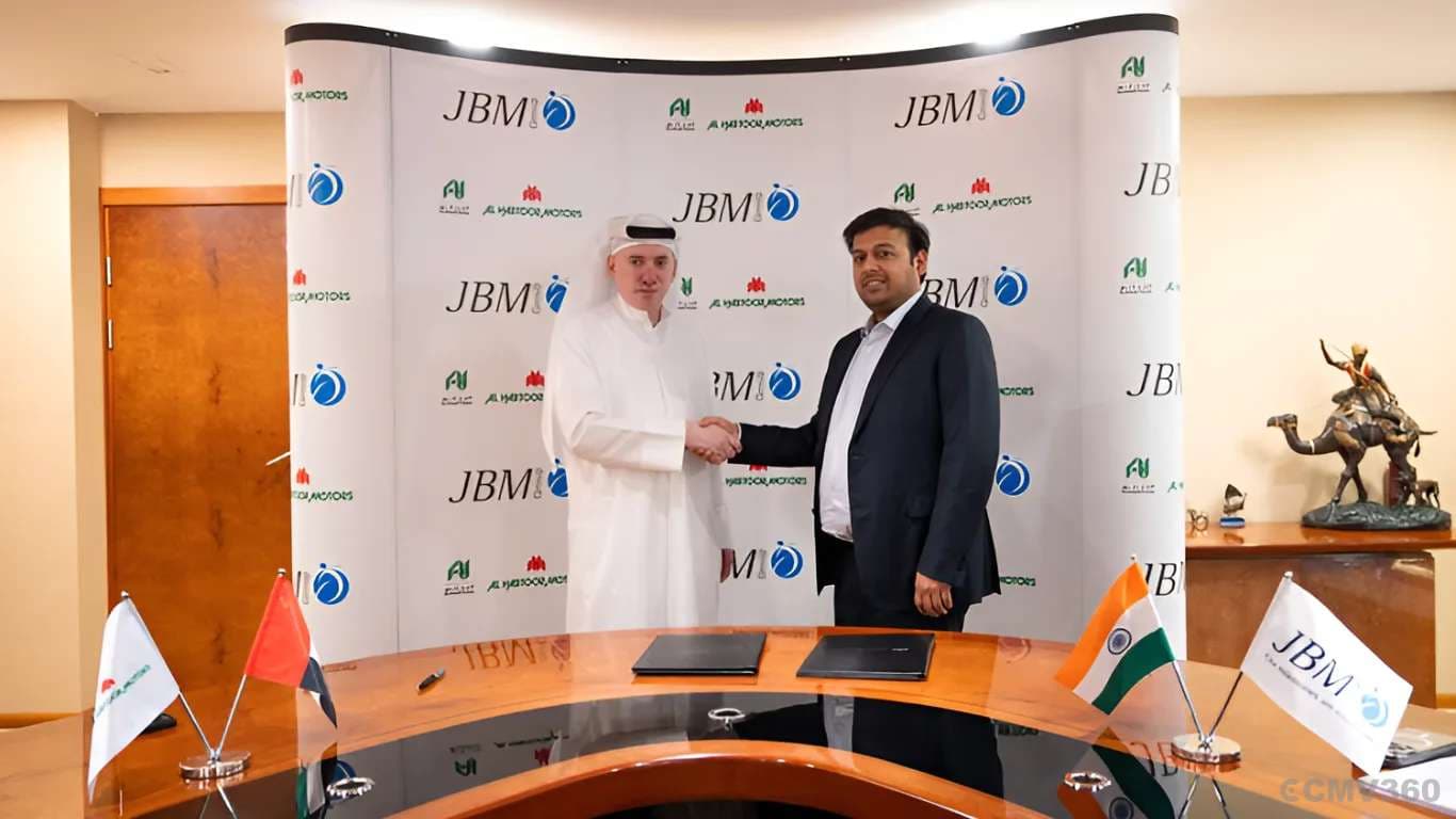 JBM Electric Vehicles Partners with Al Habtoor Motors to Supply Electric Buses in the UAE JBM Electric Vehicles Partners with Al Habtoor Motors.webp