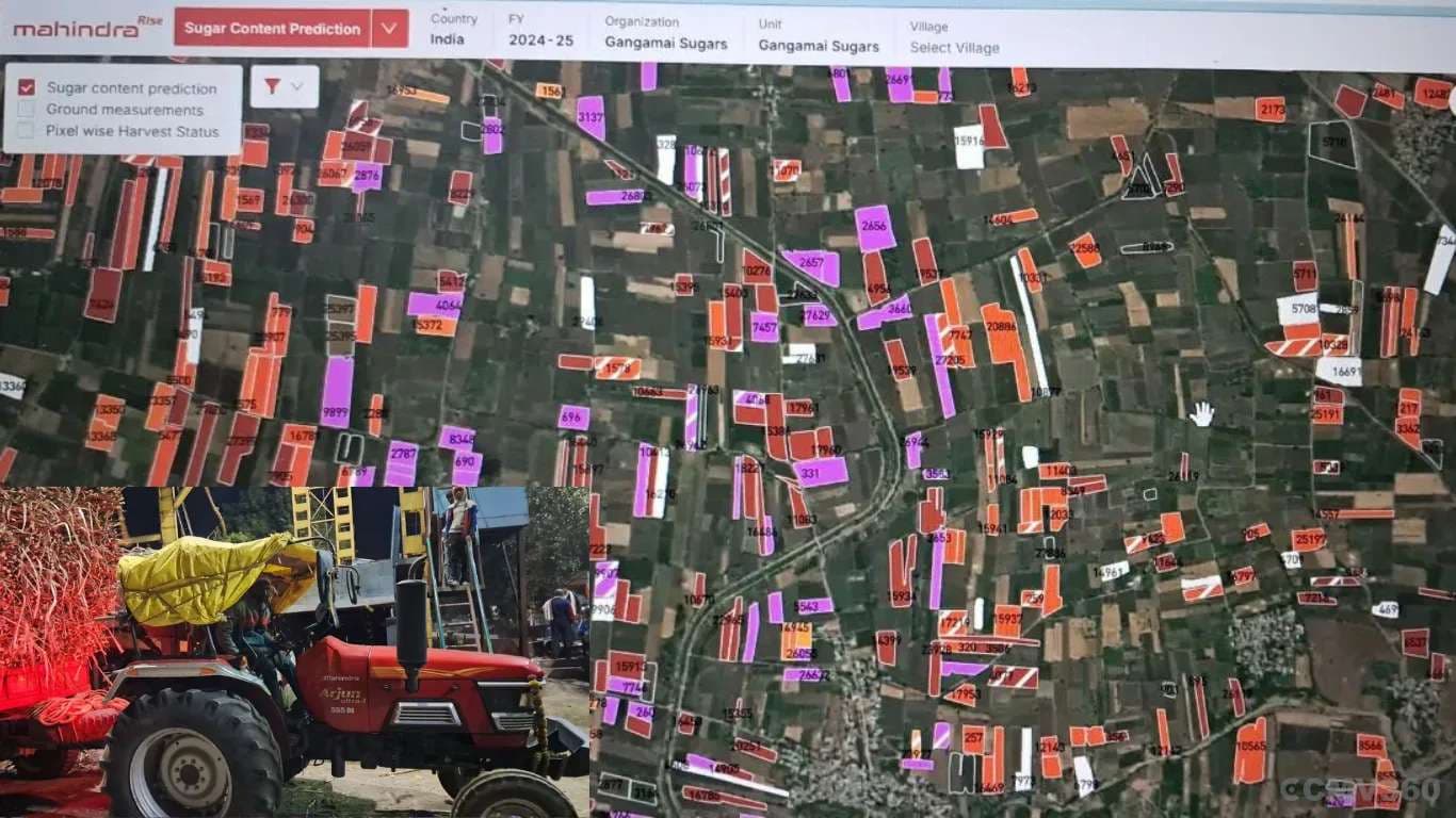 Gangamai Industries and Mahindra Launch AI-Based Sugarcane Harvesting in Maharashtra Gangamai Industries and Mahindra Launch AI-Based Sugarcane Harvesting in Maharashtra.webp