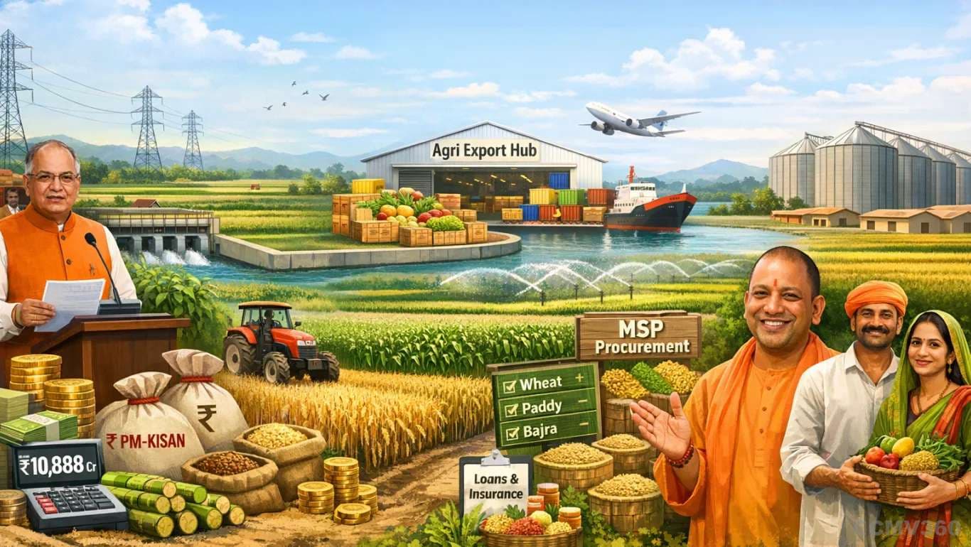 UP Budget 2026: ₹10,888 Crore Allocated to Boost Agriculture and Farmer Welfare UP Budget 2026: ₹10,888 Crore Allocated to Boost Agriculture and Farmer Welfare