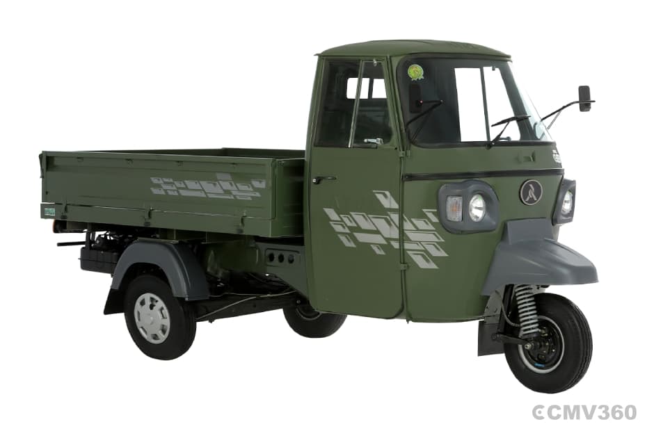 Atul Gem Cargo Diesel Army Green Right Front Three Quarter Atul Gem Cargo Diesel Army Green Right Front Three Quarter