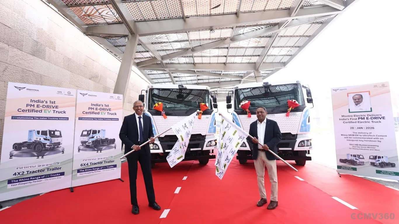 Montra Electric Delivers India’s First PM E-DRIVE Certified Electric Heavy Truck Montra Electric Delivers India’s First PM E-DRIVE E-Truck