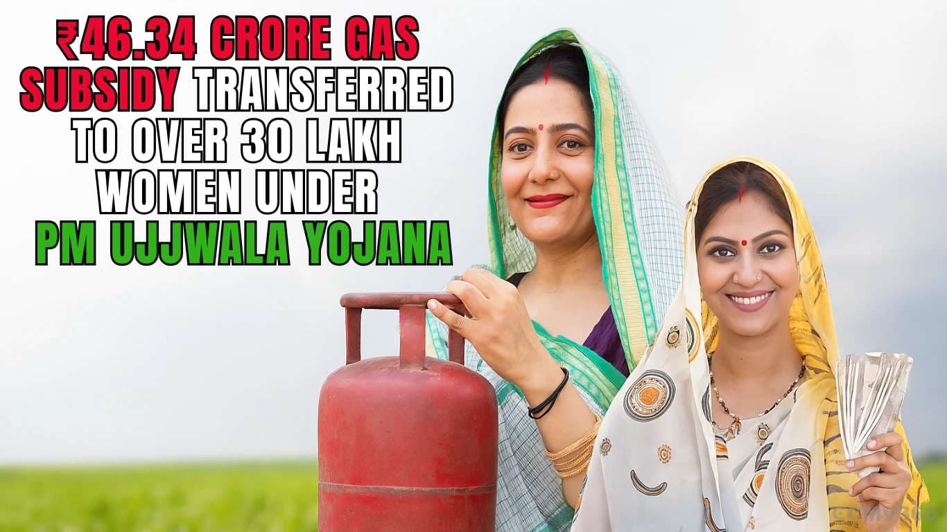 ₹46.34 Crore Gas Subsidy Transferred to Over 30 Lakh Women Under PM Ujjwala Yojana PM Ujjwala Yojana.webp