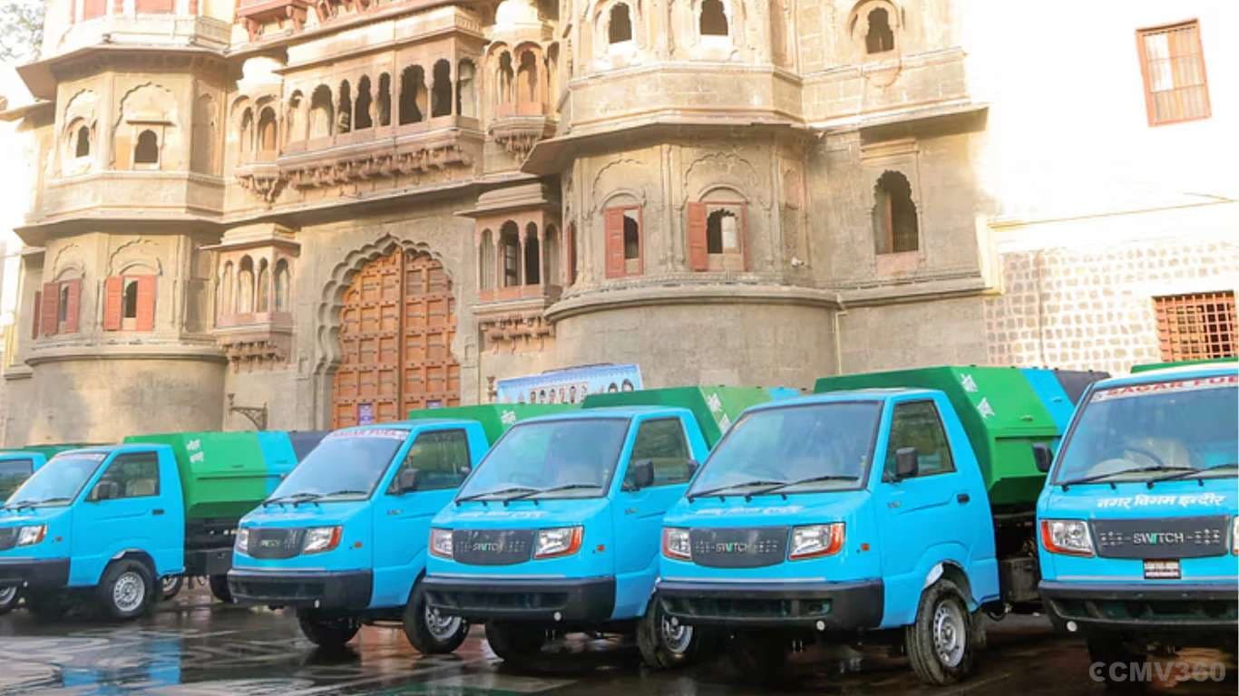 SWITCH Mobility Delivers 100 Electric Vehicles to Indore for Waste Management SWITCH Mobility Delivers 100 Electric Vehicles to Indore