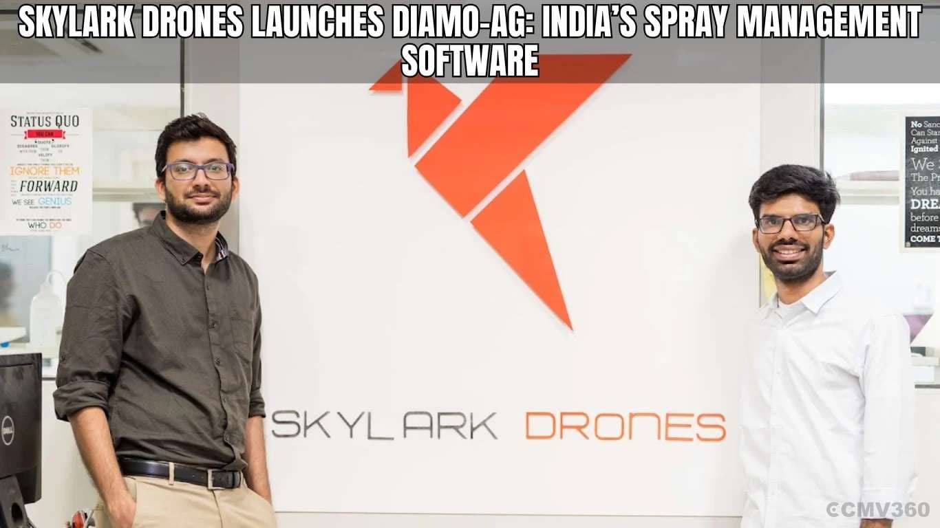 Skylark Drones Launches DIAMO-AG: India’s Spray Management Software Skylark Drones Launches DIAMO-AG Indiaâs Spray Management Software.webp