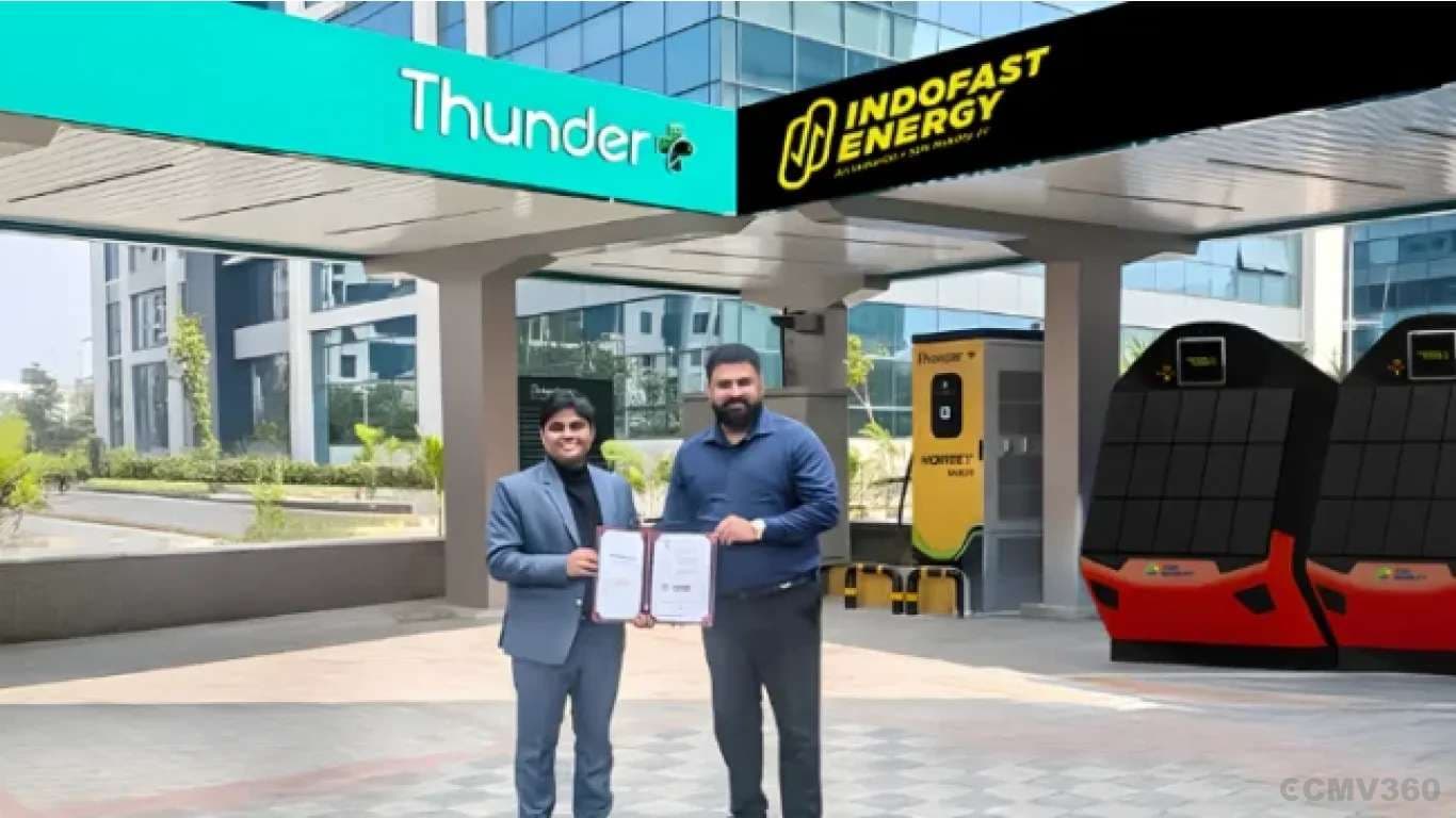 ThunderPlus & Indofast Energy Partner to Launch All-in-One EV Charging and Battery Swapping Hubs Across India ThunderPlus and Indofast Energy.webp