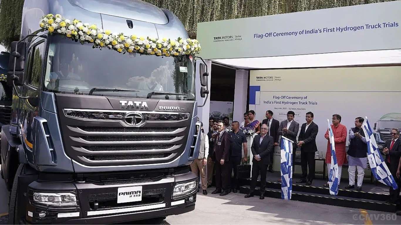 Tata Motors Flags Off Hydrogen Truck Trials in India Tata Motors Flags Off Hydrogen Truck Trials
