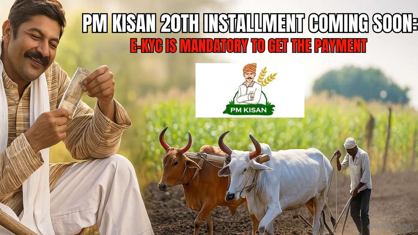 PM Kisan 20th Installment Coming Soon: e-KYC is Mandatory to Get the Payment PM Kisan 20th Installment Coming Soon e-KYC is Mandatory to Get the Payment.webp