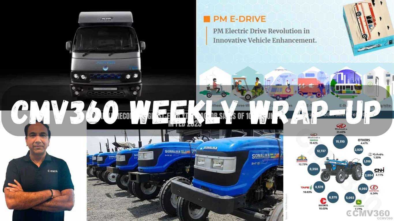 CMV360 Weekly Wrap-Up | 2nd – 7th March 2025: JEM Tez e-LCV Launch, Ashok Leyland Sales Growth, PM E-Drive Localization Rules, FADA Market Trends, Sonalika’s Record Sales, and More CMV360 Weekly Wrap-Up 2nd â 7th March 2025.webp