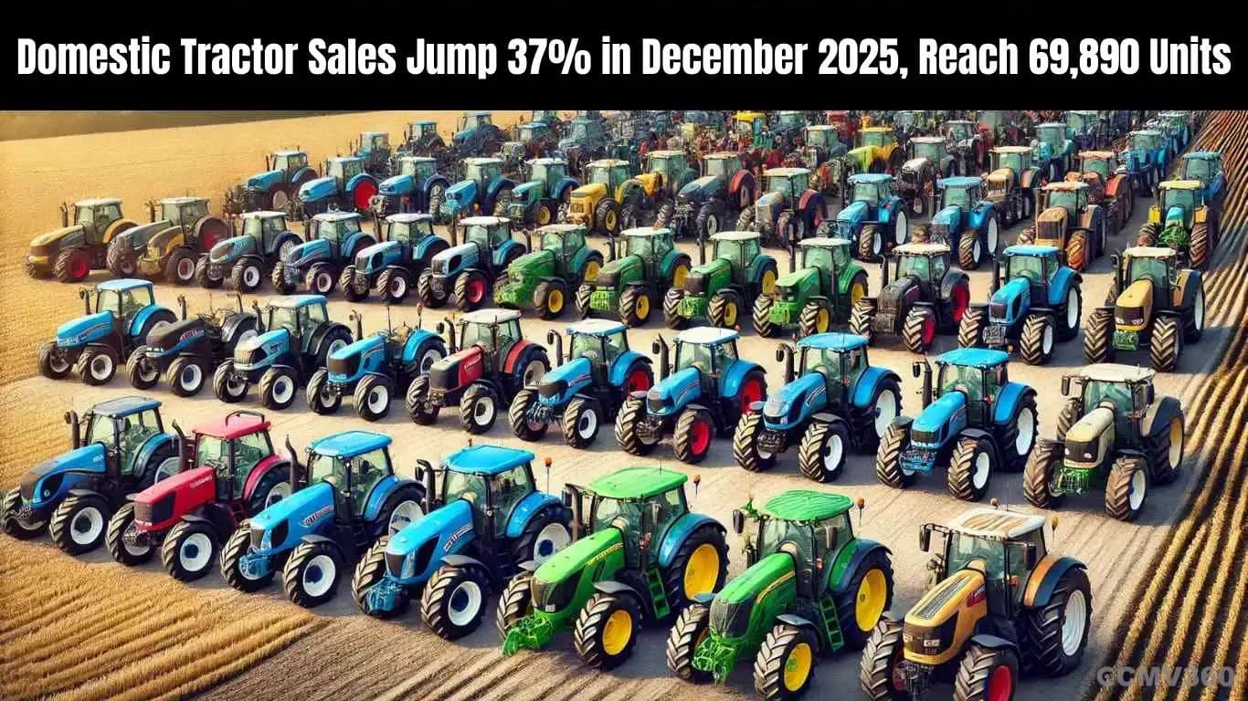 Domestic Tractor Sales Jump 37% in December 2025, Reach 69,890 Units Domestic Tractor Sales Jump 37% in December 2025, Reach 69,890 Units