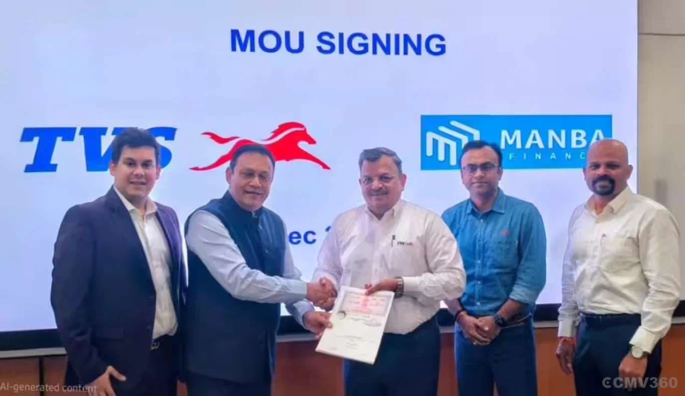 TVS Motor and Manba Finance Partner to Boost Commercial Vehicle Financing in India TVS Motor and Manba Finance Partner to Boost Commercial Vehicle Financing in India