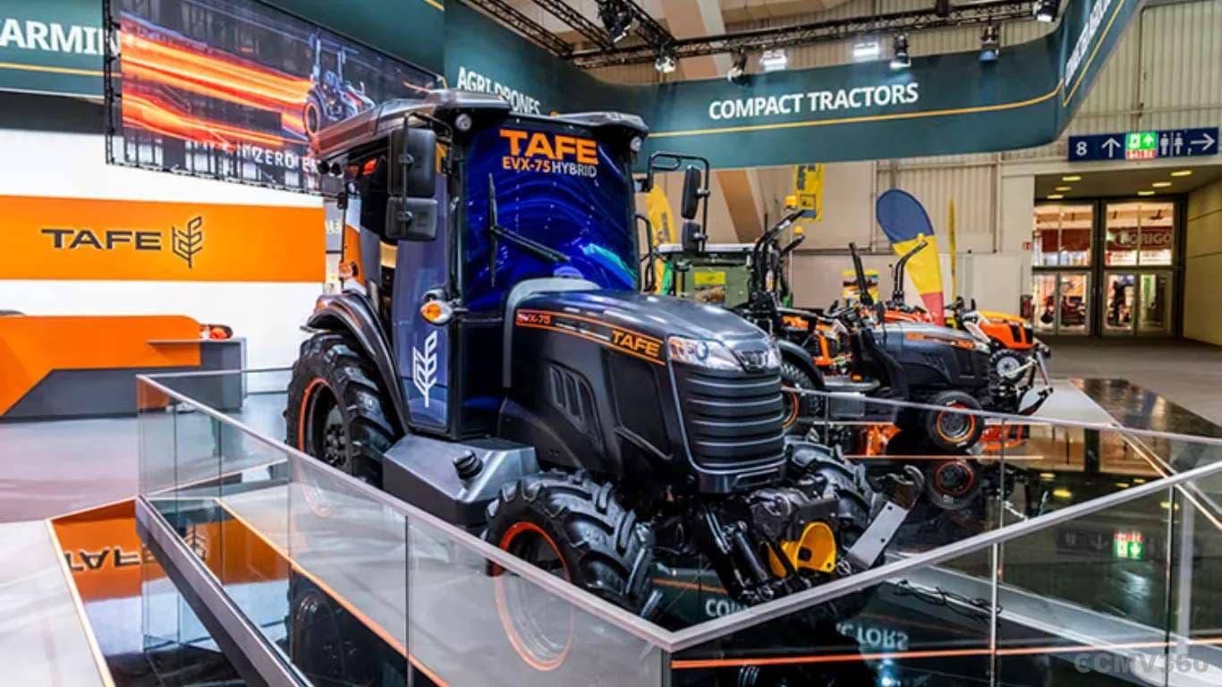 TAFE Showcases Electric Hybrid Tractor EVX75 at Agritechnica 2025: Expands Global Innovation Drive TAFE Unveils EVX75 Hybrid Tractor at Agritechnica 2025