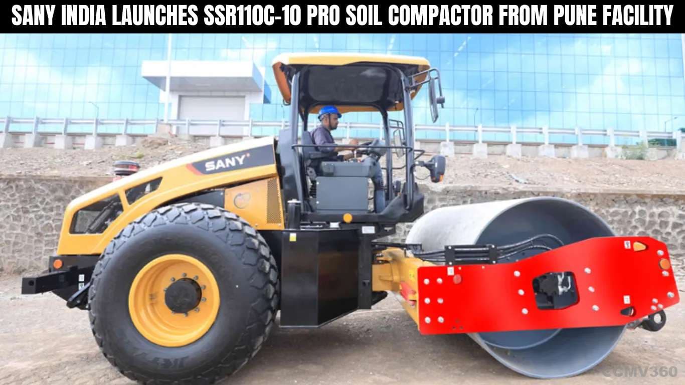 SANY India Launches SSR110C-10 PRO Soil Compactor from Pune Facility Sany India Launches.webp